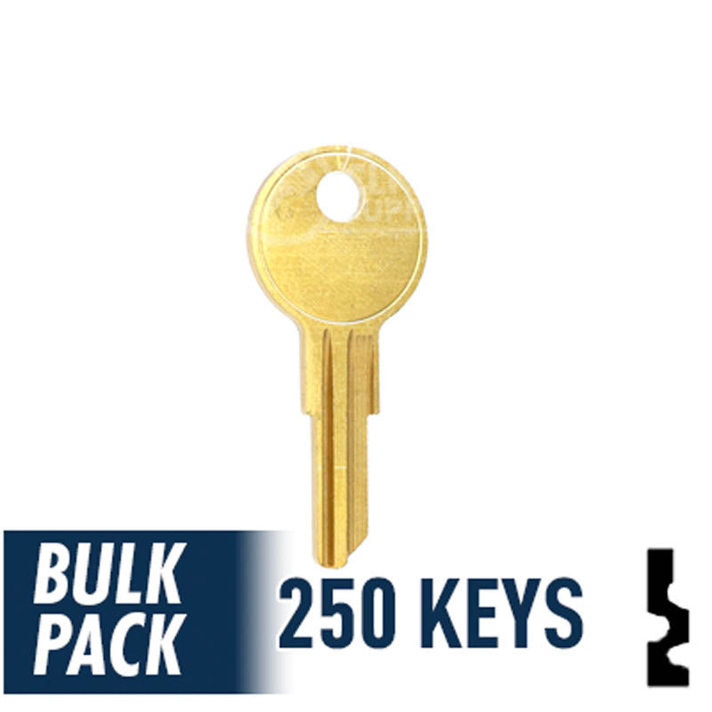 Y11 Yale Key Bulk Pack -250 by Ilco Residential-Commercial Key Ilco