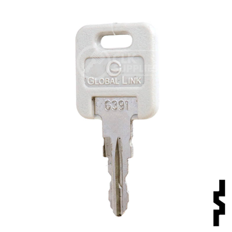 Cut RV Key | Global Link G391 | BD1016 RV-Motorhome Key Framon