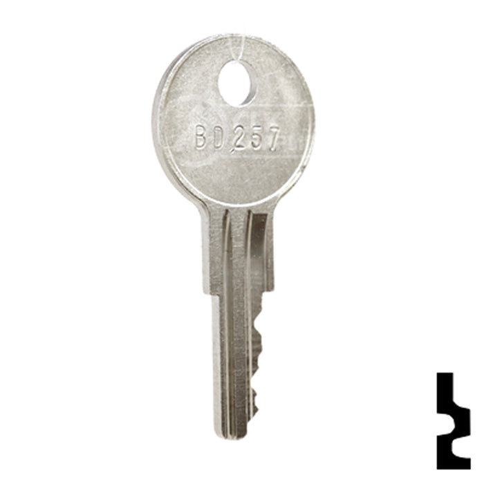 Precut Key Blank | Bauer | BD257 RV-Motorhome Key Framon Manufacturing Company, Inc