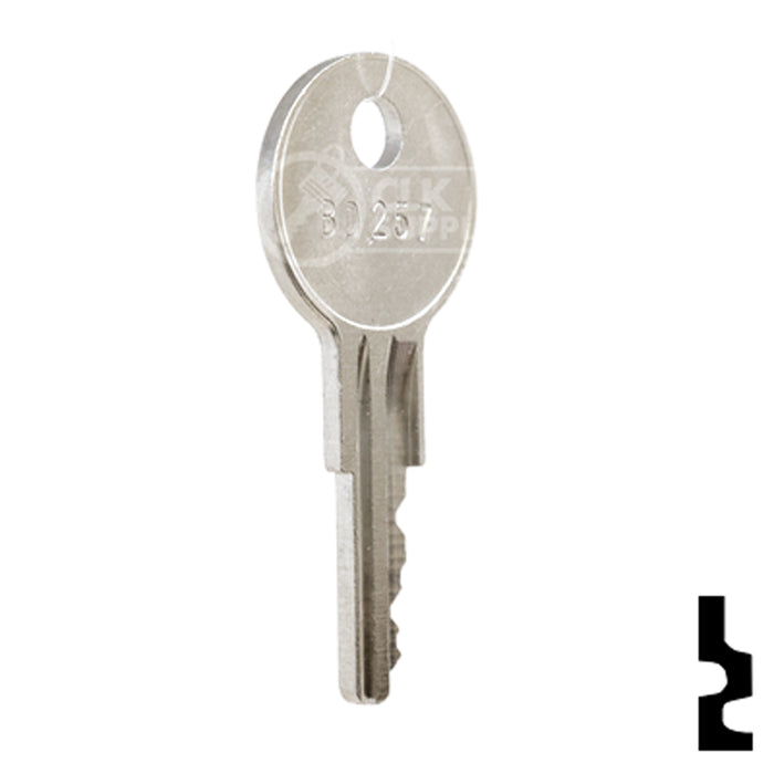 Precut Key Blank | Bauer | BD257 RV-Motorhome Key Framon Manufacturing Company, Inc