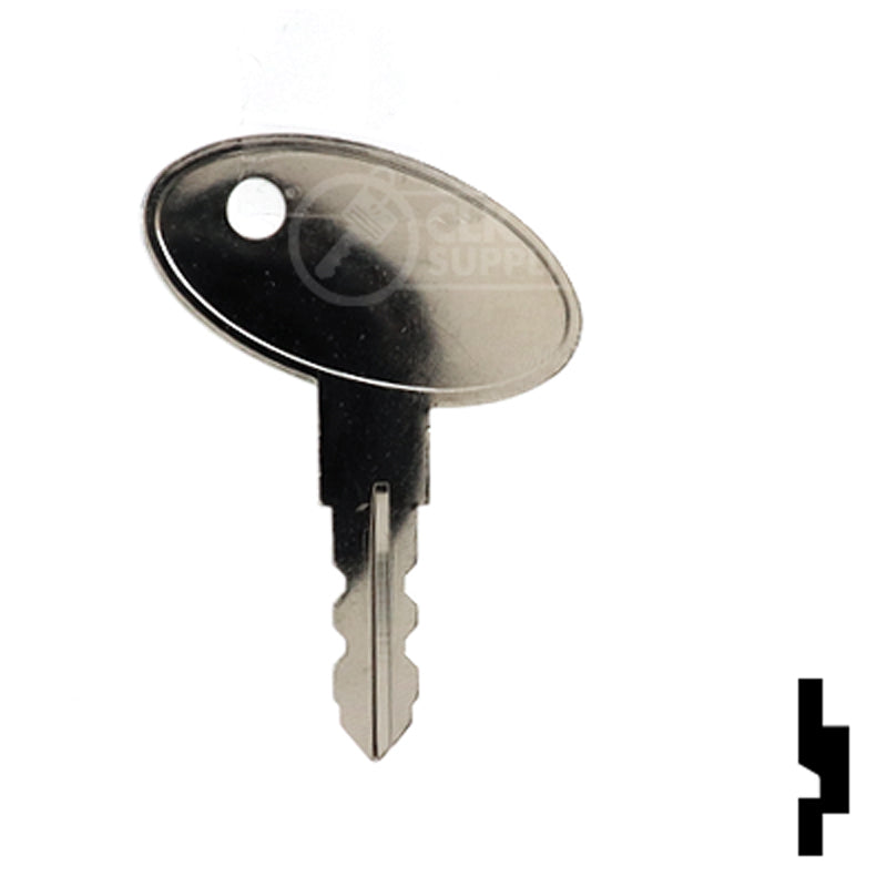 Precut Key Blank | Bauer | Change Key BD1111 RV-Motorhome Key Framon Manufacturing Company, Inc
