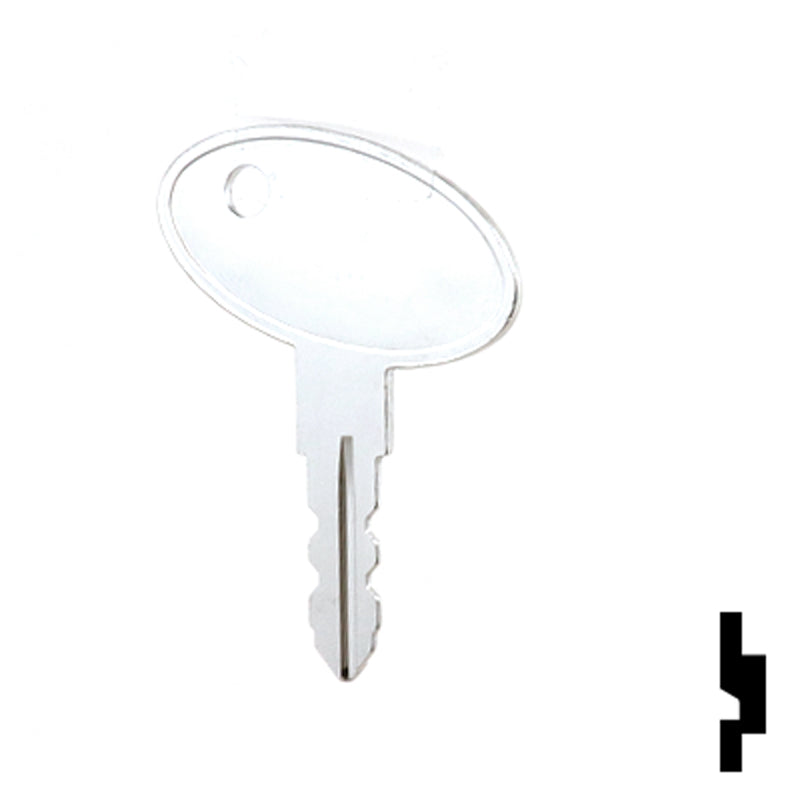 Precut Key Blank | Bauer | Change Key BD1111 RV-Motorhome Key Framon Manufacturing Company, Inc