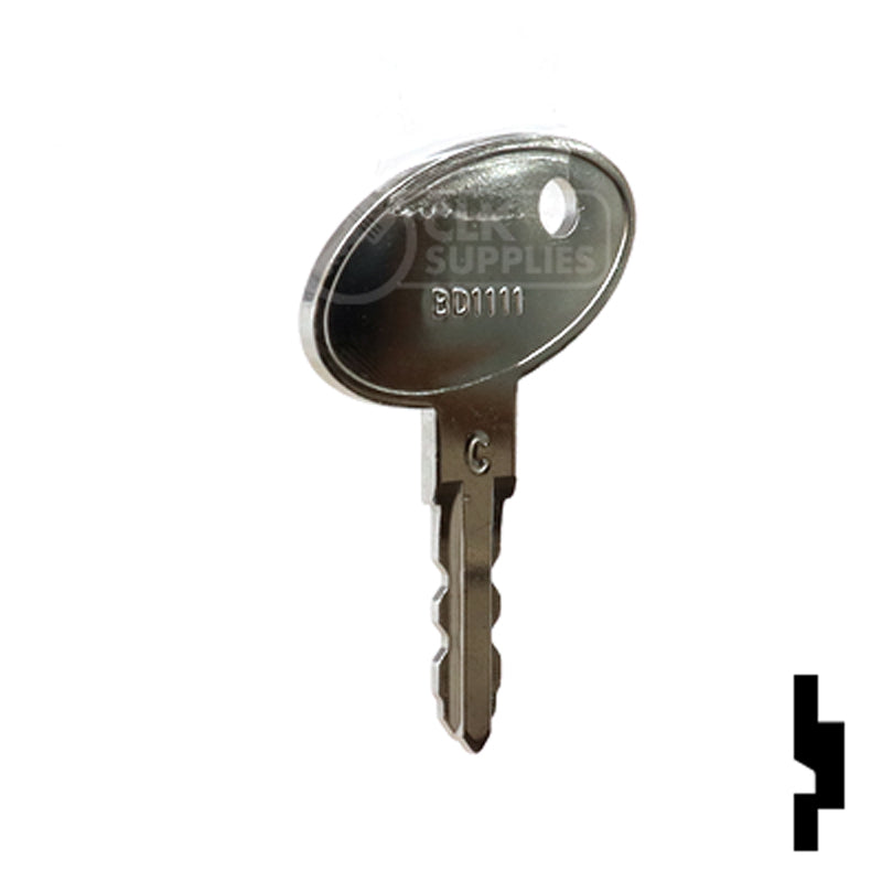 Precut Key Blank | Bauer | Change Key BD1111 RV-Motorhome Key Framon Manufacturing Company, Inc