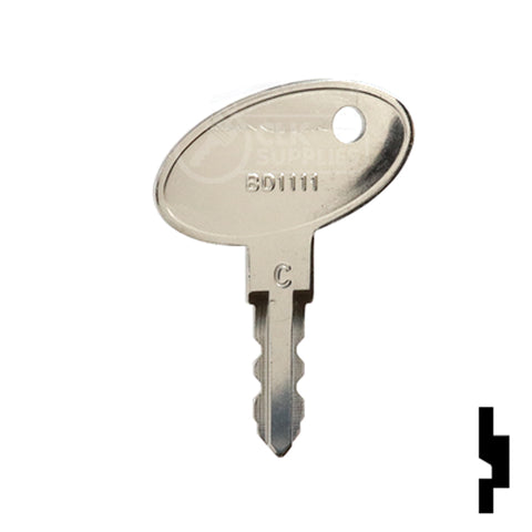 Precut Key Blank | Bauer | Change Key BD1111