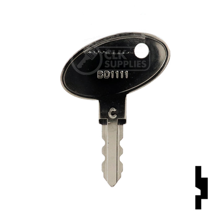 Precut Key Blank | Bauer | Change Key BD1111 RV-Motorhome Key Framon Manufacturing Company, Inc