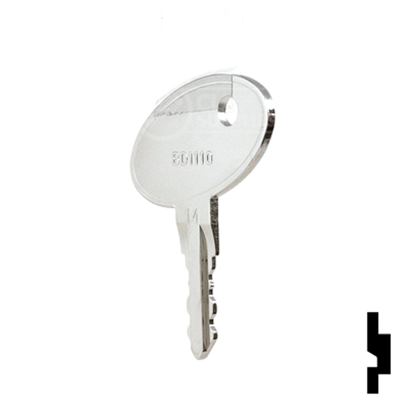 Precut Key Blank | Bauer | Master Key BD1110 RV-Motorhome Key Framon Manufacturing Company, Inc