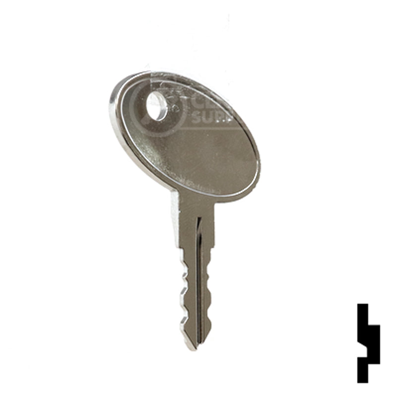 Precut Key Blank | Bauer | Master Key BD1110 RV-Motorhome Key Framon Manufacturing Company, Inc