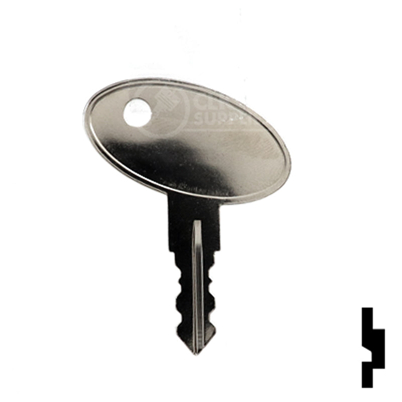 Precut Key Blank | Bauer | Master Key BD1110 RV-Motorhome Key Framon Manufacturing Company, Inc