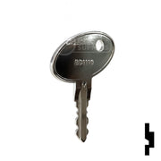 Precut Key Blank | Bauer | Master Key BD1110 RV-Motorhome Key Framon Manufacturing Company, Inc