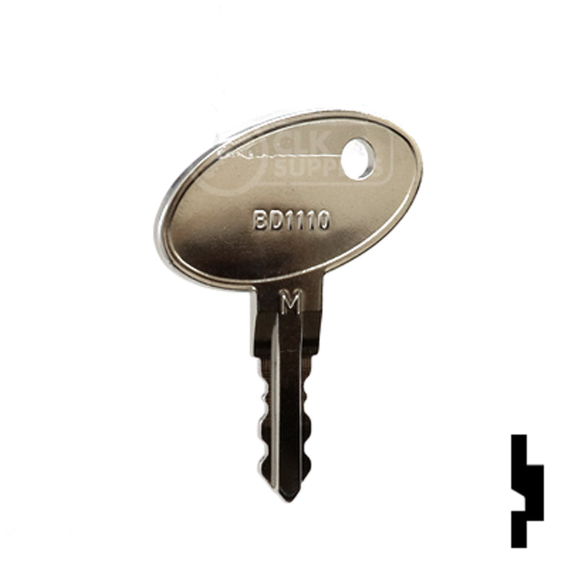 Precut Key Blank | Bauer | Master Key BD1110 RV-Motorhome Key Framon Manufacturing Company, Inc