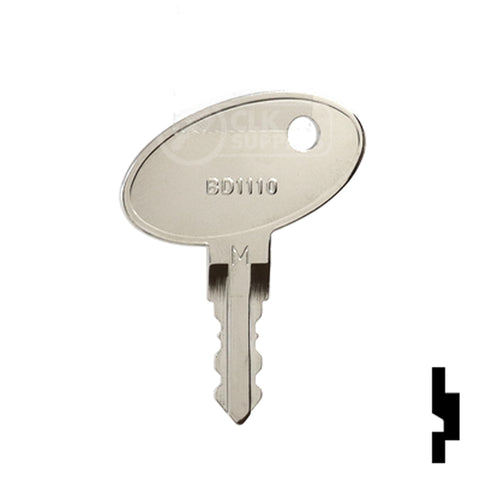 Precut Key Blank | Bauer | Master Key BD1110