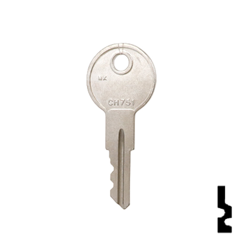Precut Key Blank | Chicago | CH751 RV-Motorhome Key LockVoy