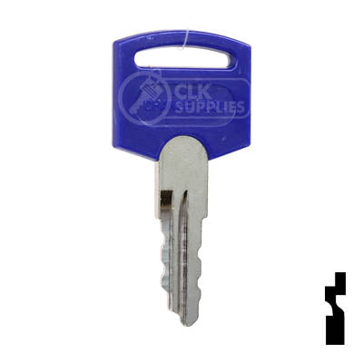 Precut Key | FIC Blue, Cylinder Removal Tool | BD325, CW400-434 Series RV-Motorhome Key Framon Manufacturing Company, Inc