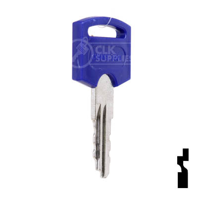 Precut Key | FIC Blue, Cylinder Removal Tool | BD325, CW400-434 Series RV-Motorhome Key Framon Manufacturing Company, Inc