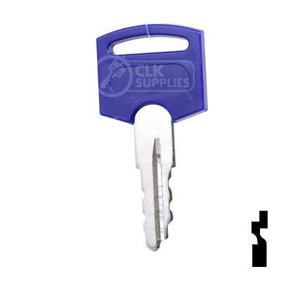 Precut Key | FIC Blue, Cylinder Removal Tool | BD325, CW400-434 Series RV-Motorhome Key Framon Manufacturing Company, Inc