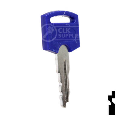 Precut Key | FIC Blue, Cylinder Removal Tool | BD325, CW400-434 Series RV-Motorhome Key Framon Manufacturing Company, Inc