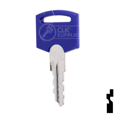 Precut Key | FIC Blue, Cylinder Removal Tool | BD325, CW400-434 Series RV-Motorhome Key Framon Manufacturing Company, Inc