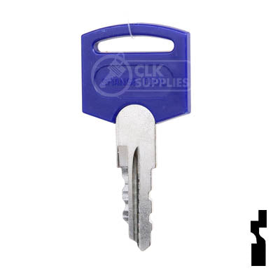 Precut Key | FIC Blue, Cylinder Removal Tool | BD325, CW400-434 Series RV-Motorhome Key Framon Manufacturing Company, Inc