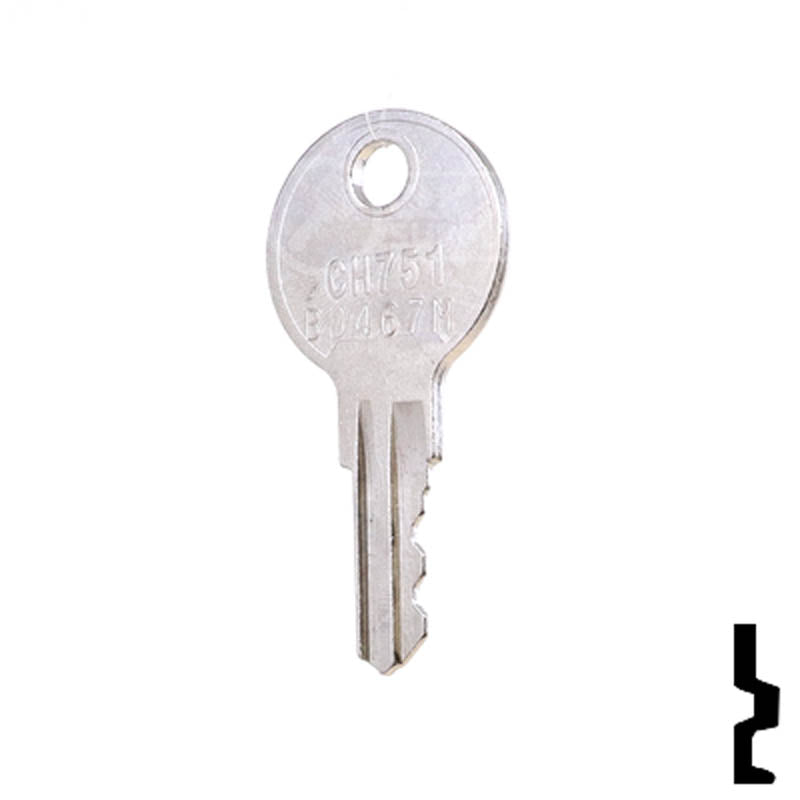 Precut RV Key | SouthCo | BD467M, CH751 RV-Motorhome Key Framon
