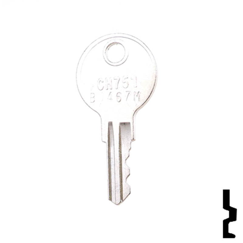 Precut RV Key | SouthCo | BD467M, CH751 RV-Motorhome Key Framon