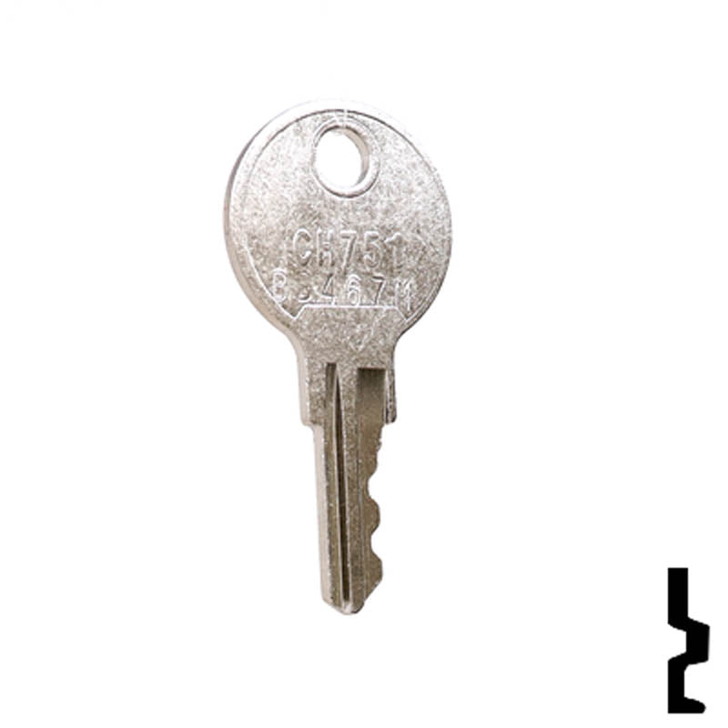 Precut RV Key | SouthCo | BD467M, CH751 RV-Motorhome Key Framon