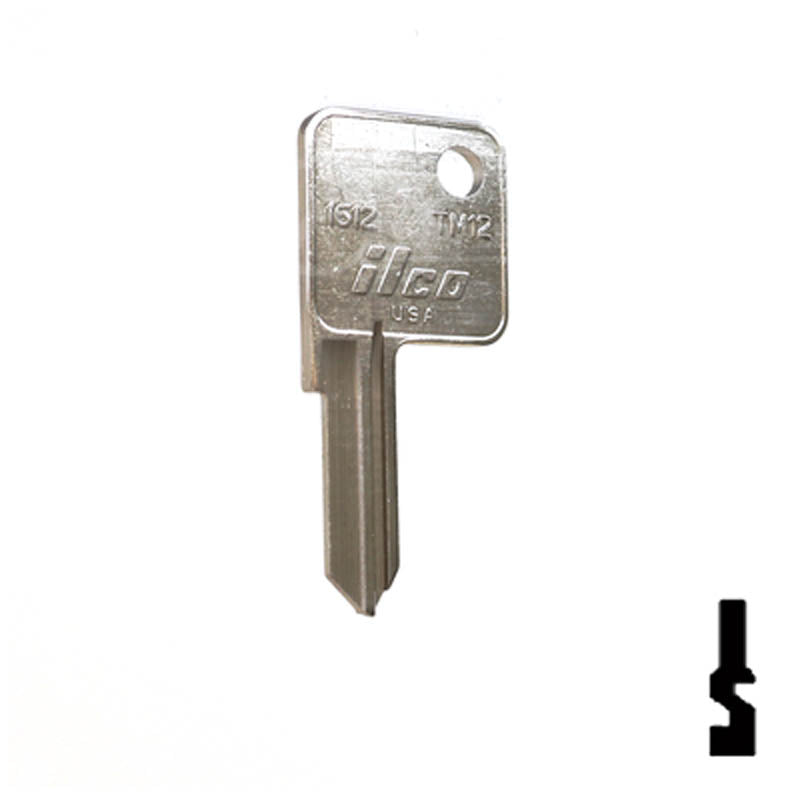 TM12, 1612 Trimark Key RV-Motorhome Key Ilco