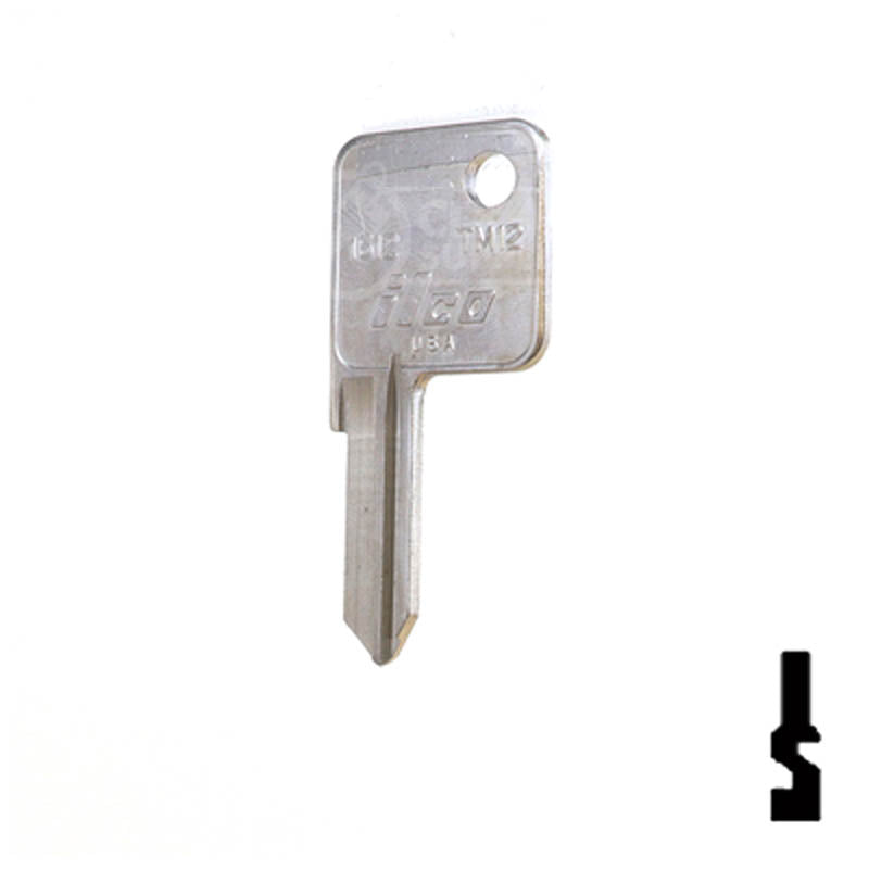 TM12, 1612 Trimark Key RV-Motorhome Key Ilco