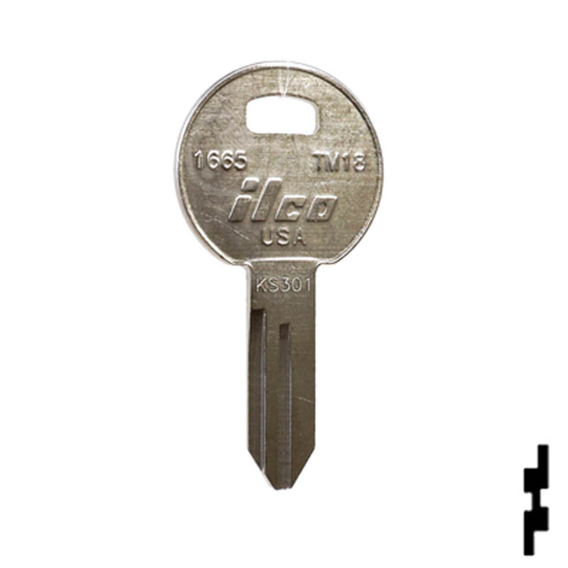 TM18, 1665 Trimark Key RV-Motorhome Key Ilco