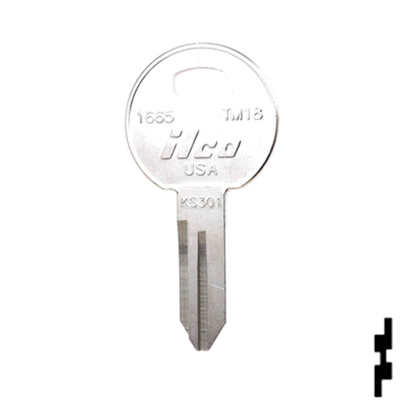 TM18, 1665 Trimark Key RV-Motorhome Key Ilco