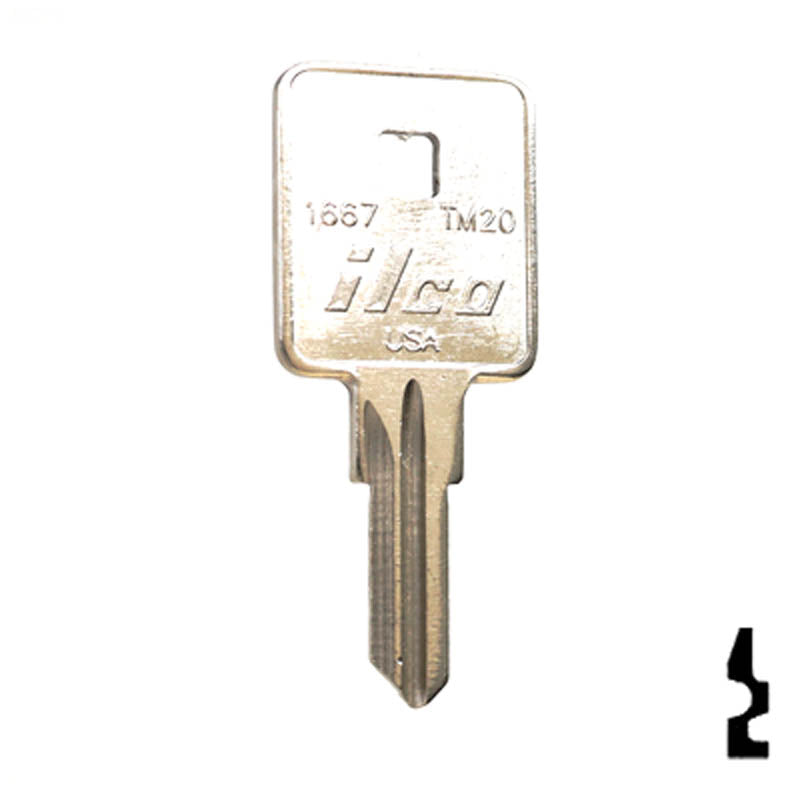 TM20, 1667 Trimark Key RV-Motorhome Key Ilco