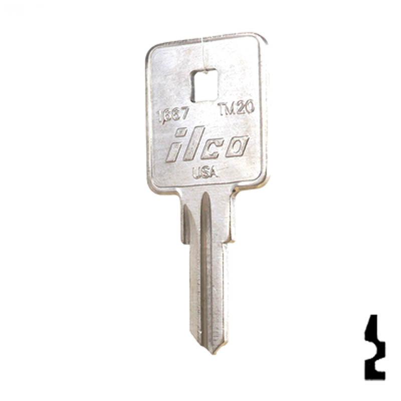 TM20, 1667 Trimark Key RV-Motorhome Key Ilco