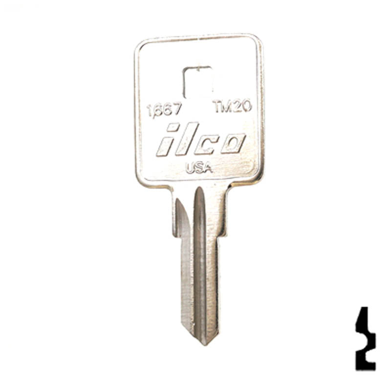 TM20, 1667 Trimark Key RV-Motorhome Key Ilco