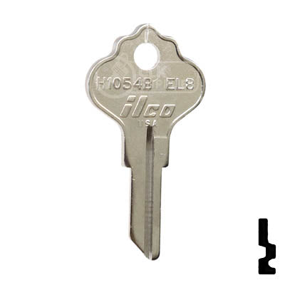 Uncut Key Blank | Airstream | H1054B, EL8 RV-Motorhome Key Ilco