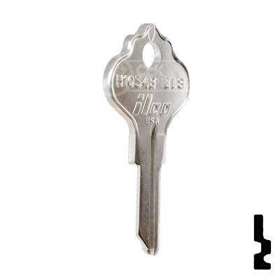 Uncut Key Blank | Airstream | H1054B, EL8 RV-Motorhome Key Ilco