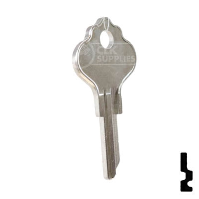 Uncut Key Blank | Airstream | H1054B, EL8 RV-Motorhome Key Ilco