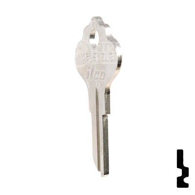 Uncut Key Blank | Airstream | H1054B, EL8 RV-Motorhome Key Ilco