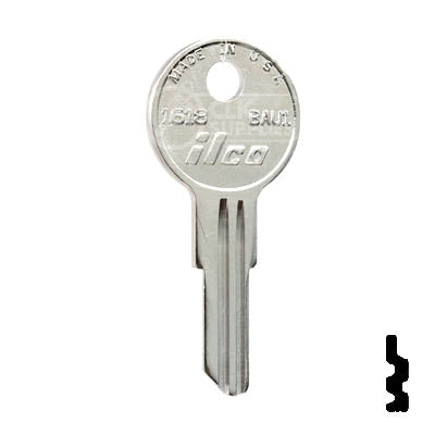 Uncut Key Blank | Bauer | 1618, BAU1 RV-Motorhome Key Ilco