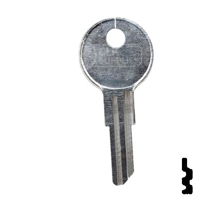 Uncut Key Blank | Bauer | 1618, BAU1 RV-Motorhome Key Ilco