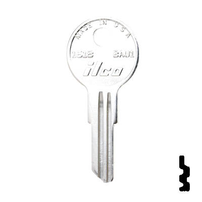 Uncut Key Blank | Bauer | 1618, BAU1 RV-Motorhome Key Ilco