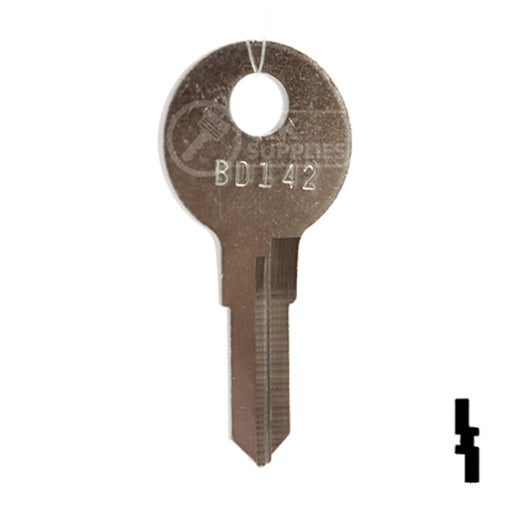 Uncut Key Blank | Bauer | BD142 RV-Motorhome Key Framon Manufacturing Company, Inc