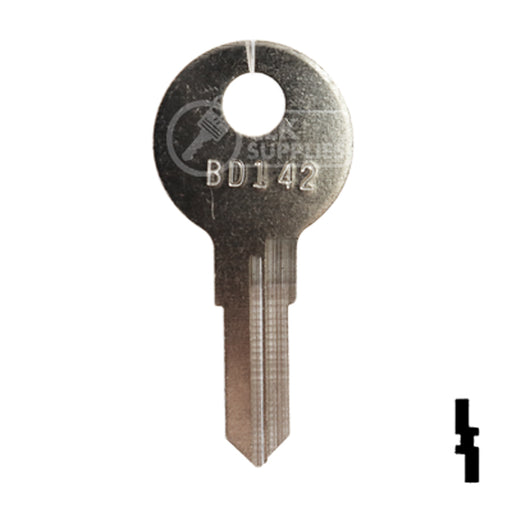 Uncut Key Blank | Bauer | BD142 RV-Motorhome Key Framon Manufacturing Company, Inc