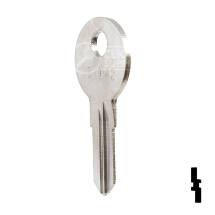 Uncut Key Blank | Bauer | BD142 RV-Motorhome Key Framon Manufacturing Company, Inc