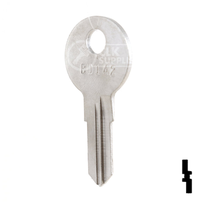 Uncut Key Blank | Bauer | BD142 RV-Motorhome Key Framon Manufacturing Company, Inc