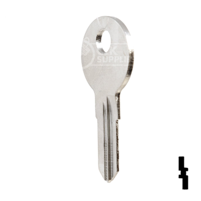 Uncut Key Blank | Bauer | BD142 RV-Motorhome Key Framon Manufacturing Company, Inc