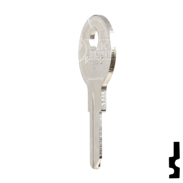 Uncut Key Blank | Bauer | BD258 RV-Motorhome Key Framon Manufacturing Company, Inc