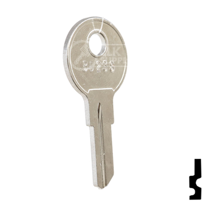 Uncut Key Blank | Bauer | BD258 RV-Motorhome Key Framon Manufacturing Company, Inc