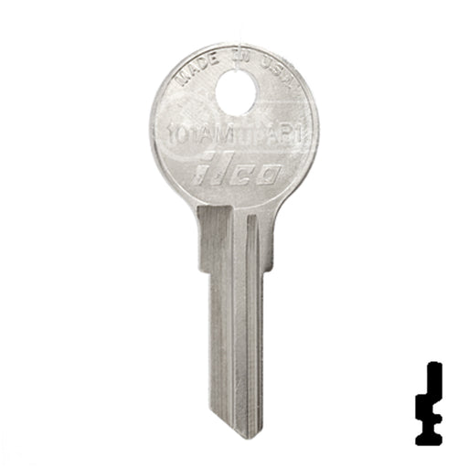 Uncut  Key Blank | Chicago | 101AM, AP1 RV-Motorhome Key Ilco