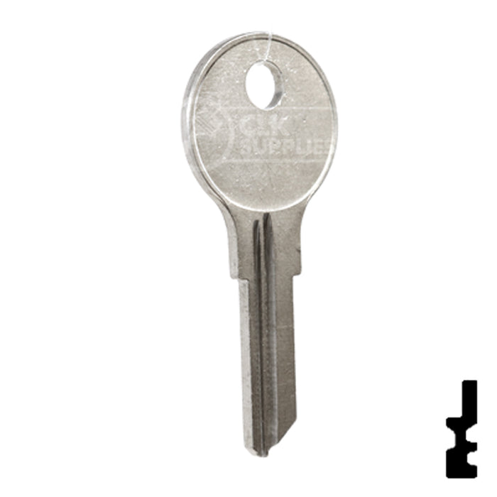 Uncut Key Blank | Chicago | 102AM, AP2 RV-Motorhome Key Ilco