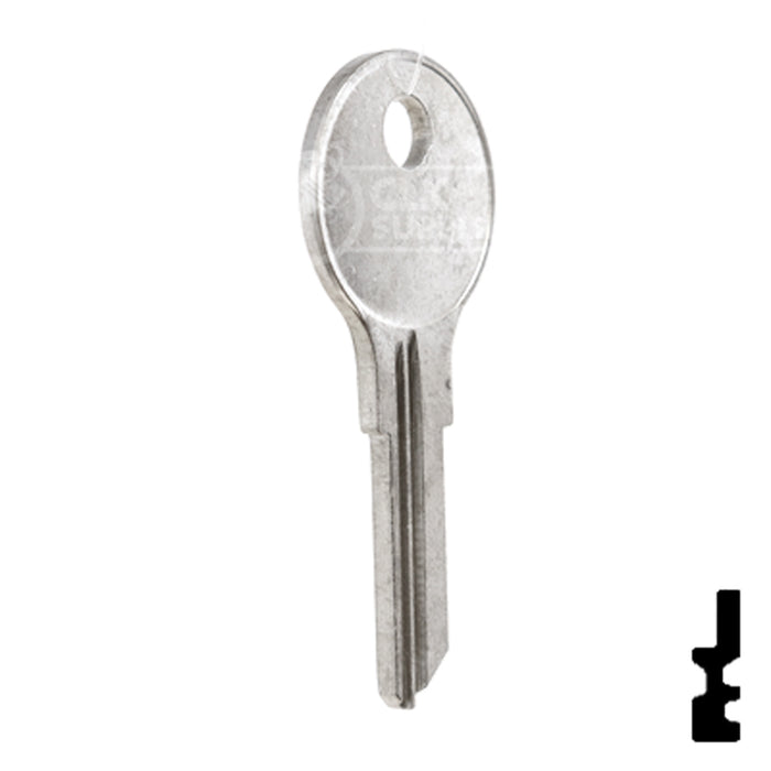 Uncut Key Blank | Chicago | 102AM, AP2 RV-Motorhome Key Ilco