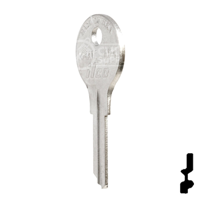 Uncut  Key Blank | Chicago | 104AM, AP4 RV-Motorhome Key Ilco